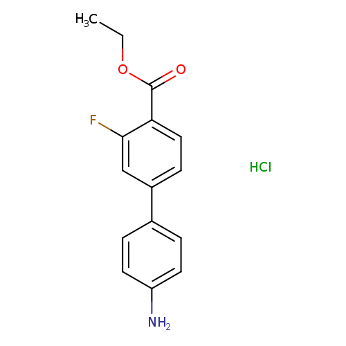 Ethyl 4-(4-aminophenyl)-2-fluorobenzoate, HCl