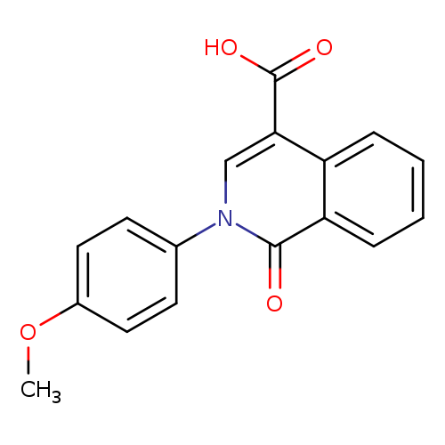 2-(4-Methoxyphenyl)-1-oxo-1,2-dihydroisoquinoline-4-carboxylic acid