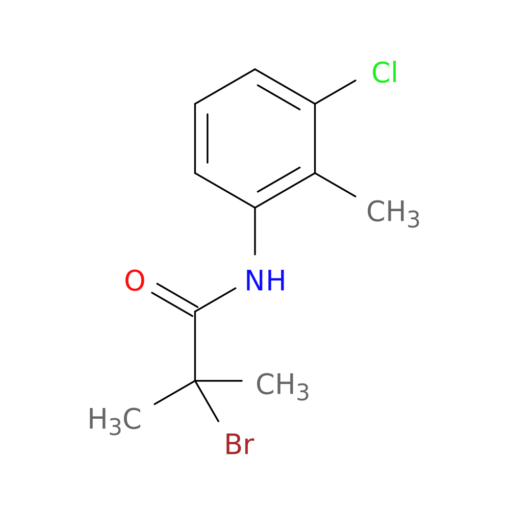 2-Bromo-n-(3-chloro-2-methylphenyl)-2-methylpropanamide