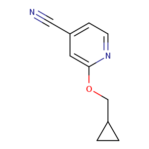 2-(cyclopropylmethoxy)pyridine-4-carbonitrile