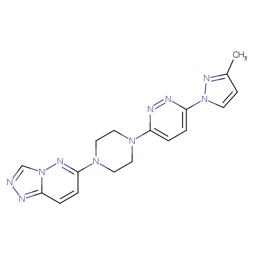 3-(3-methyl-1H-pyrazol-1-yl)-6-(4-{[1,2,4]triazolo[4,3-b]pyridazin-6-yl}piperazin-1-yl)pyridazine