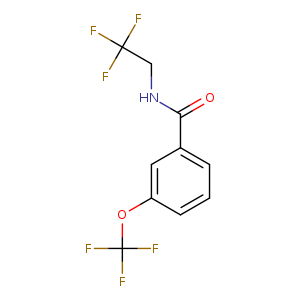N-(2,2,2-trifluoroethyl)-3-(trifluoromethoxy)benzamide