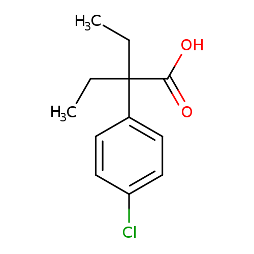 2-(4-chlorophenyl)-2-ethylbutanoic acid