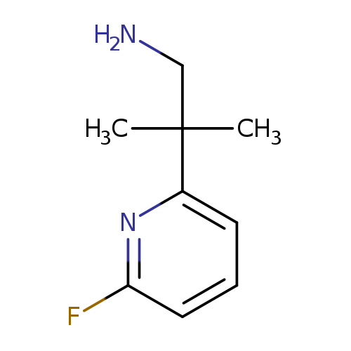 2-(6-fluoropyridin-2-yl)-2-methylpropan-1-amine