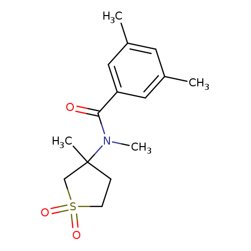 N,3,5-trimethyl-N-(3-methyl-1,1-dioxo-1lambda6-thiolan-3-yl)benzamide