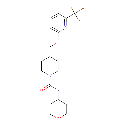 N-(oxan-4-yl)-4-({[6-(trifluoromethyl)pyridin-2-yl]oxy}methyl)piperidine-1-carboxamide
