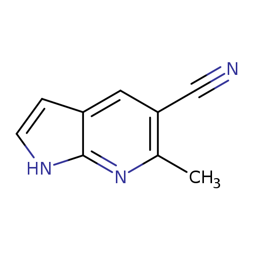1H-Pyrrolo[2,3-b]pyridine-5-carbonitrile, 6-methyl-