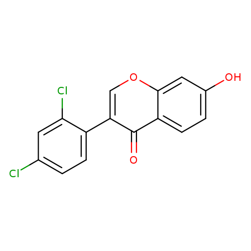 4H-1-Benzopyran-4-one, 3-(2,4-dichlorophenyl)-7-hydroxy-