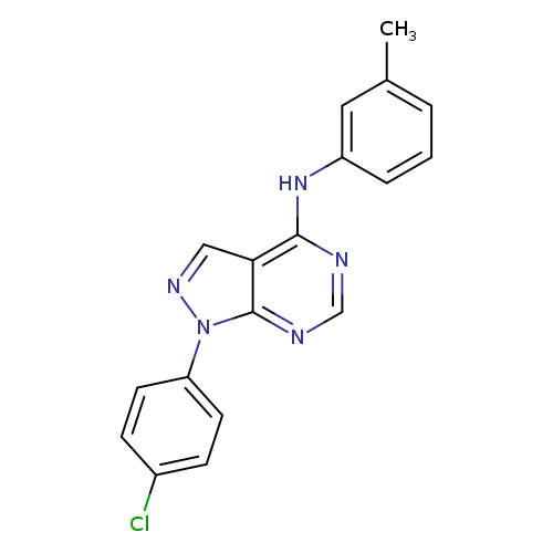 1-(4-chlorophenyl)-N-(3-methylphenyl)-1H-pyrazolo[3,4-d]pyrimidin-4-amine