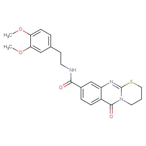 N-[2-(3,4-dimethoxyphenyl)ethyl]-6-oxo-2H,3H,4H,6H-[1,3]thiazino[2,3-b]quinazoline-9-carboxamide