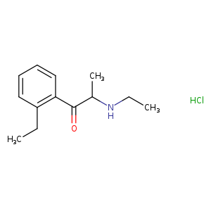 2-(ethylamino)-1-(2-ethylphenyl)propan-1-one,monohydrochloride