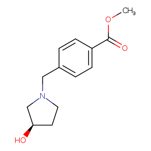 Methyl 4-{[(3R)-3-hydroxypyrrolidin-1-yl]methyl}benzoate