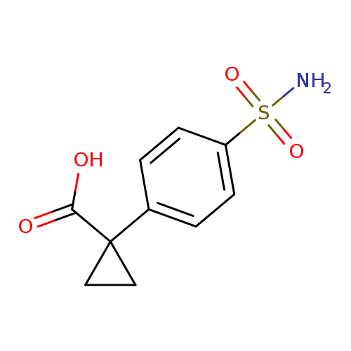 1-(4-sulfamoylphenyl)cyclopropane-1-carboxylic acid