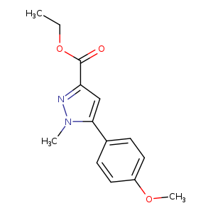 Ethyl 5-(4-methoxyphenyl)-1-methyl-1H-pyrazole-3-carboxylate