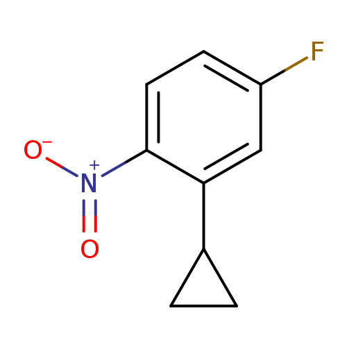 2-Cyclopropyl-4-fluoro-1-nitrobenzene