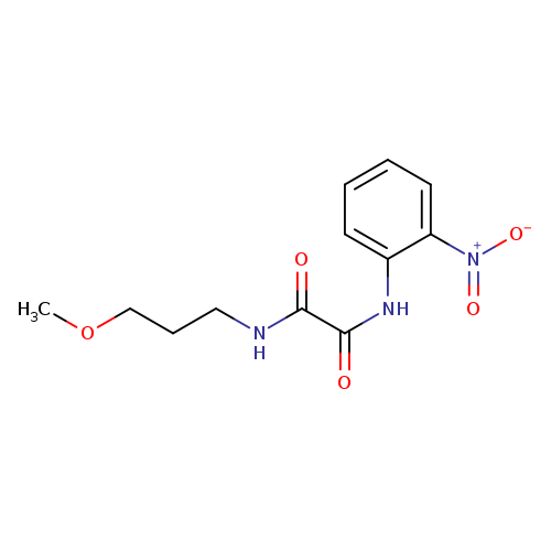 N-(3-methoxypropyl)-N'-(2-nitrophenyl)ethanediamide