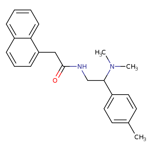N-[2-(dimethylamino)-2-(4-methylphenyl)ethyl]-2-(naphthalen-1-yl)acetamide