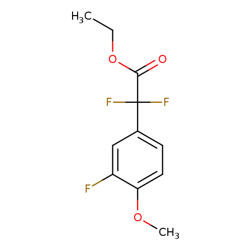 Ethyl 2,2-difluoro-2-(3-fluoro-4-methoxyphenyl)acetate