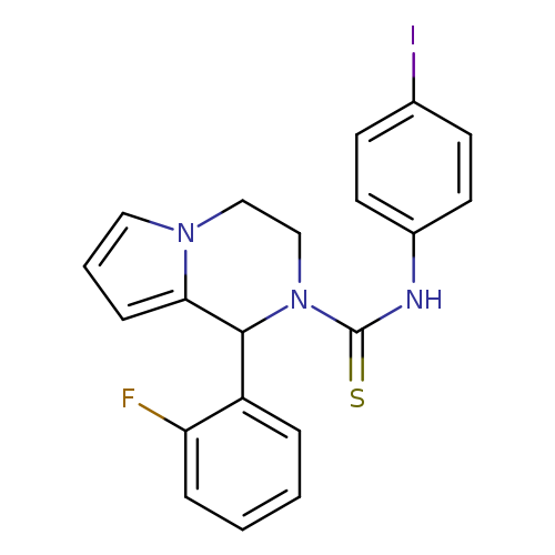 1-(2-fluorophenyl)-N-(4-iodophenyl)-1H,2H,3H,4H-pyrrolo[1,2-a]pyrazine-2-carbothioamide