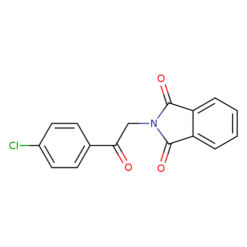 1H-Isoindole-1,3(2H)-dione, 2-[2-(4-chlorophenyl)-2-oxoethyl]-