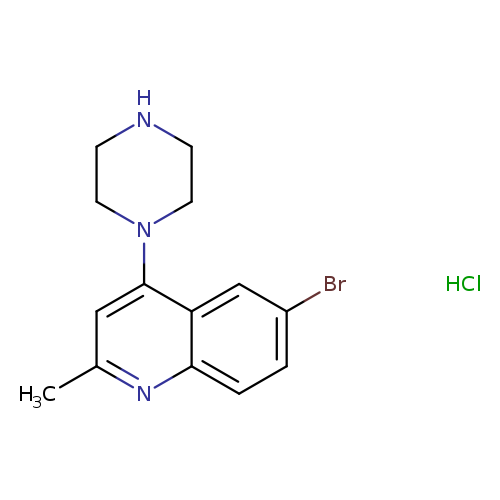 6-Bromo-2-methyl-4-(piperazin-1-yl)quinoline hydrochloride