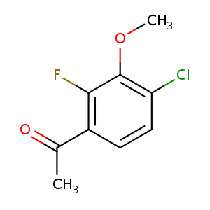 1-(4-Chloro-2-fluoro-3-methoxyphenyl)ethanone