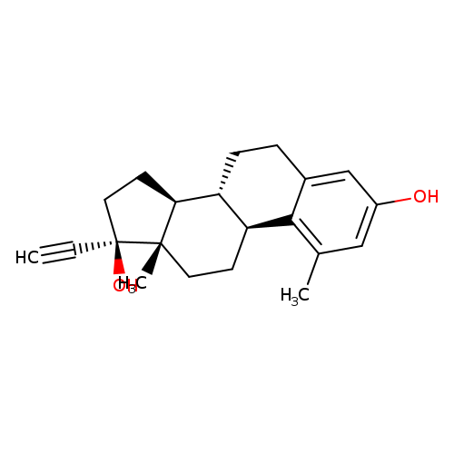 (8S,9S,13S,14S,17S)-17-ethynyl-1,13-dimethyl-7,8,9,11,12,14,15,16-octa hydro-6H-cyclopenta[a]phenanthrene-3,17-diol