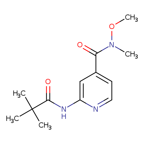 2-(2,2-Dimethyl-propionylamino)-n-methoxy-n-methyl-isonicotinamide