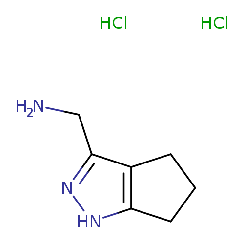 (1,4,5,6-tetrahydrocyclopenta[c]pyrazol-3-ylmethyl)amine dihydrochloride