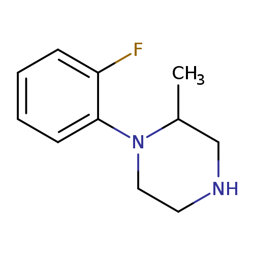 1-(2-fluorophenyl)-2-methylpiperazine