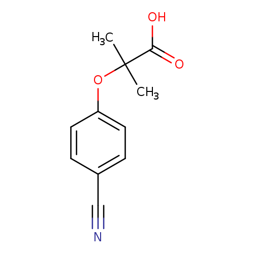 2-(4-Cyanophenoxy)-2-methylpropanoic acid