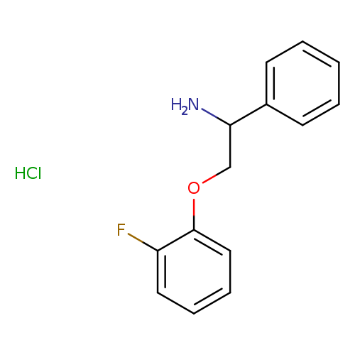 1-(2-Amino-2-phenylethoxy)-2-fluorobenzene hydrochloride