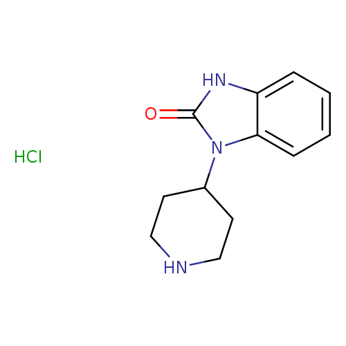2H-Benzimidazol-2-one,1,3-dihydro-1-(4-piperidinyl)-, hydrochloride (1:1)