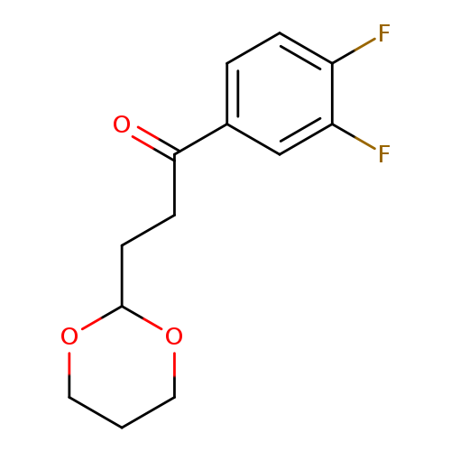 3',4'-Difluoro-3-(1,3-dioxan-2-yl)propiophenone