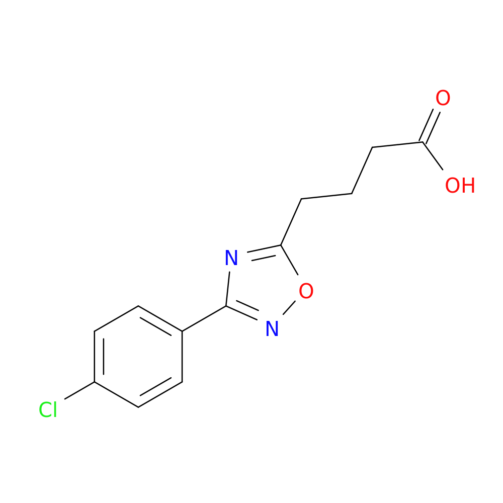 4-[3-(4-Chlorophenyl)-1,2,4-oxadiazol-5-yl]butanoic acid