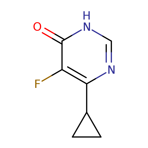 "6-cyclopropyl-5-fluoro-3,4-dihydropyrimidin-4-one"