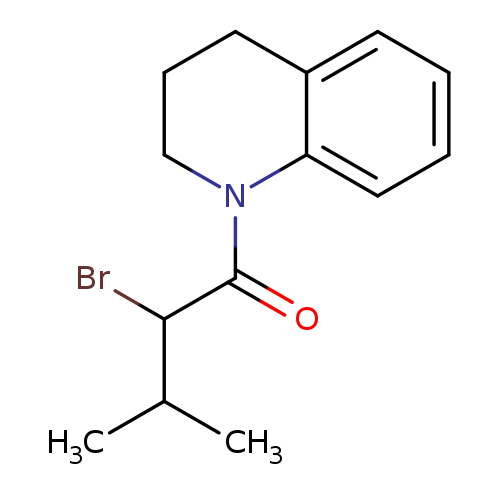 2-bromo-3-methyl-1-(1,2,3,4-tetrahydroquinolin-1-yl)butan-1-one