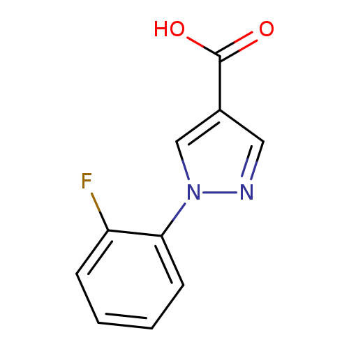 1H-Pyrazole-4-carboxylic acid, 1-(2-fluorophenyl)-