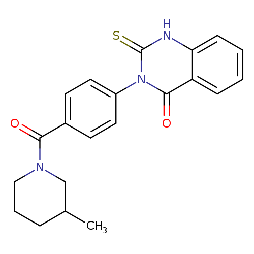 3-[4-(3-methylpiperidine-1-carbonyl)phenyl]-2-sulfanylidene-1,2,3,4-tetrahydroquinazolin-4-one