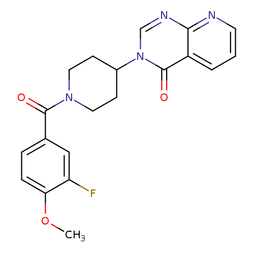 3-[1-(3-fluoro-4-methoxybenzoyl)piperidin-4-yl]-3H,4H-pyrido[2,3-d]pyrimidin-4-one