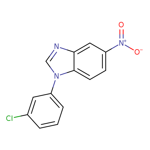 1-(3-Chlorophenyl)-5-nitro-1h-benzimidazole