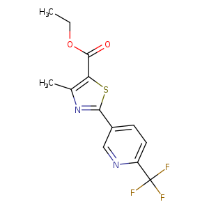 ethyl 4-methyl-2-[6-(trifluoromethyl)pyridin-3-yl]-1,3-thiazole-5-carboxylate