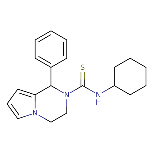 N-cyclohexyl-1-phenyl-1H,2H,3H,4H-pyrrolo[1,2-a]pyrazine-2-carbothioamide