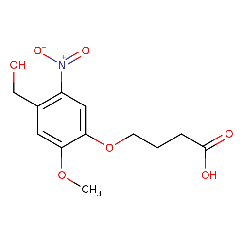 4-(4-HYDROXYMETHYL-2-METHOXY-5-NITROPHENOXY)BUTYRIC ACID