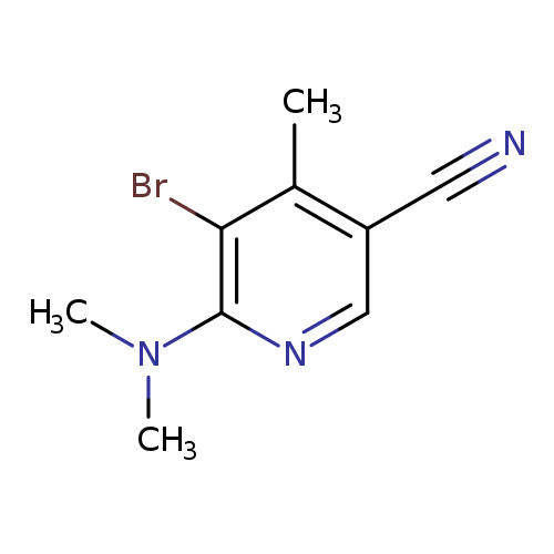 5-bromo-6-(dimethylamino)-4-methylpyridine-3-carbonitrile