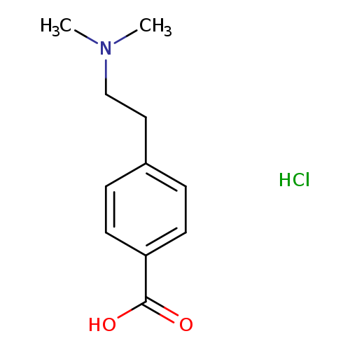 4-(2-(dimethylamino)ethyl)benzoic acid hydrochloride