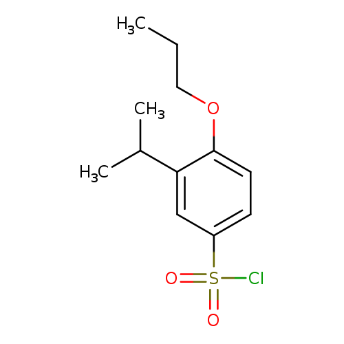 3-(propan-2-yl)-4-propoxybenzene-1-sulfonyl chloride