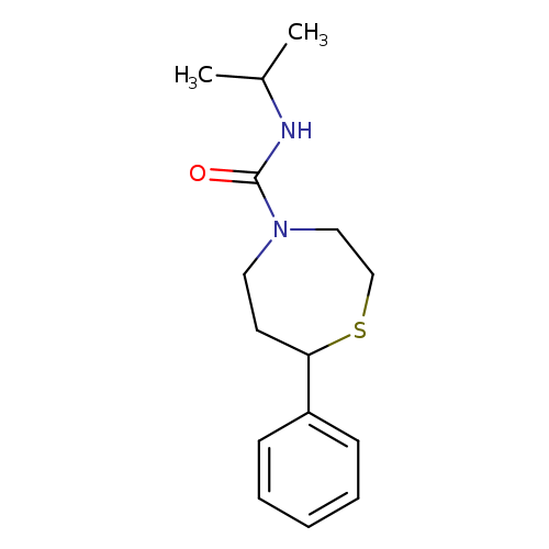 7-phenyl-N-(propan-2-yl)-1,4-thiazepane-4-carboxamide