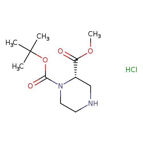 1,2-Piperazinedicarboxylic acid, 1-(1,1-dimethylethyl) 2-methyl ester, hydrochloride (1:1), (2S)-