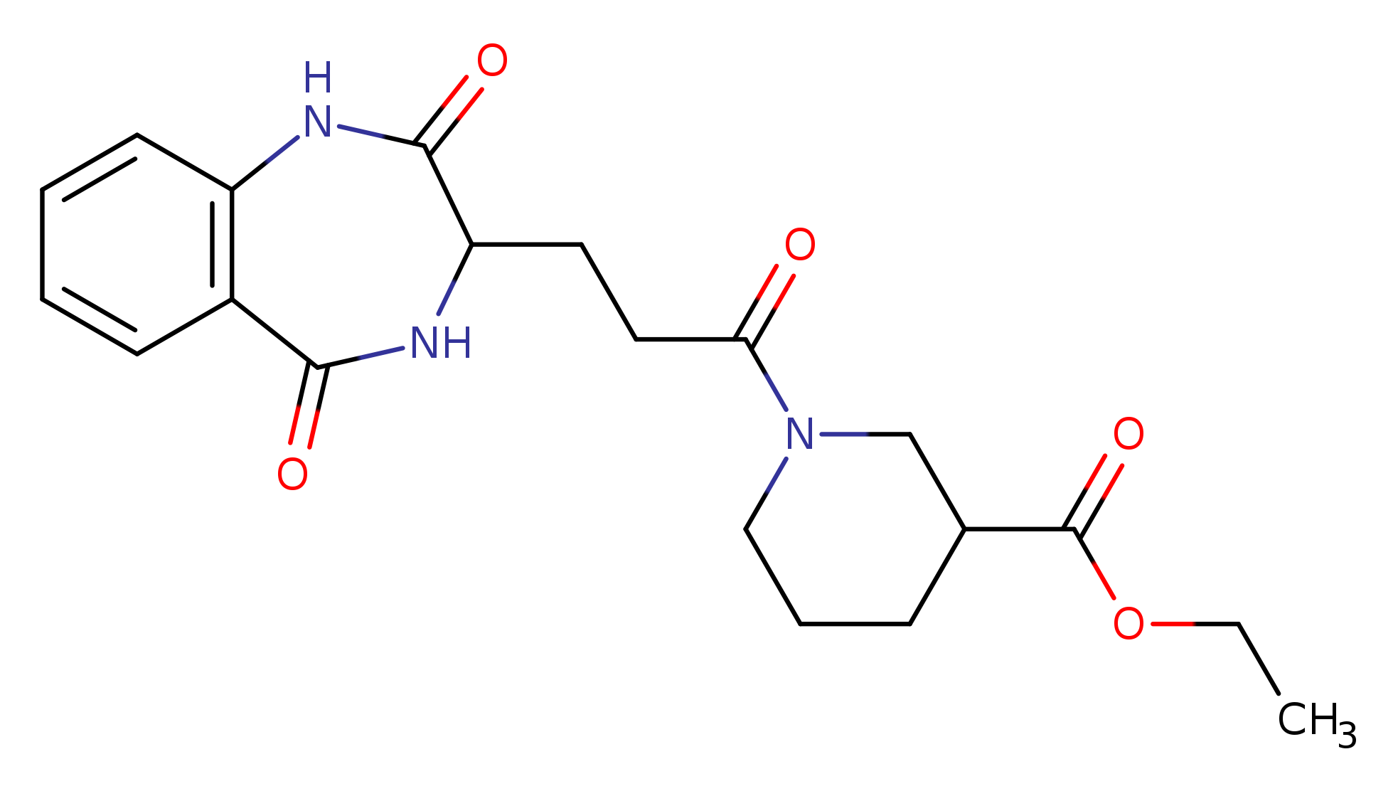 ethyl 1-[3-(2,5-dioxo-2,3,4,5-tetrahydro-1H-1,4-benzodiazepin-3-yl)propanoyl]piperidine-3-carboxylate